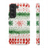 Watercolor Christmas Knitting - Impact Resistant Phone Case Samsung Galaxy S22 Matte